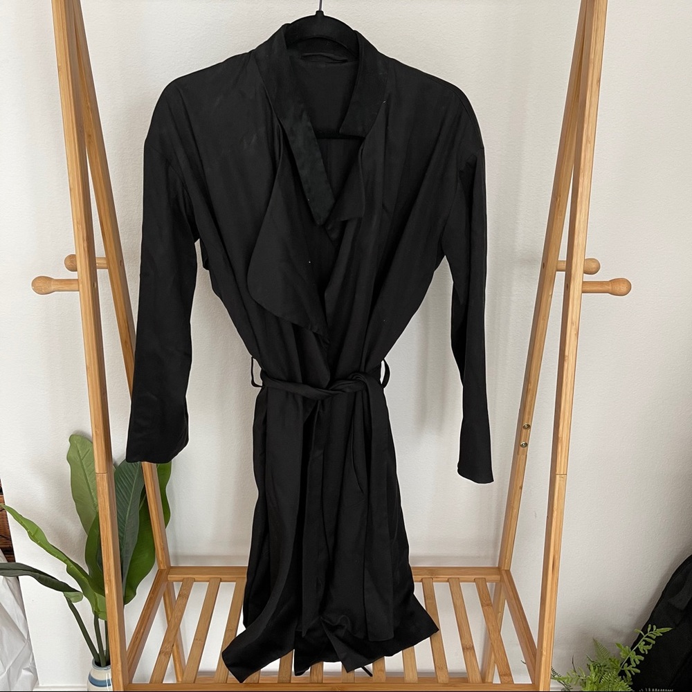 Beautiful black All Saints trench coat